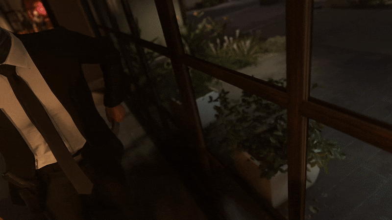 Take this route directly out of the elevator.  (Gif: Activision / Kotaku)