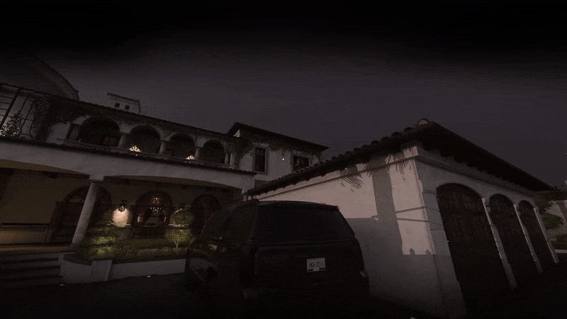 Take this route to get up to the roof. Crawl as much as possible.  (Gif: Activision / Kotaku)