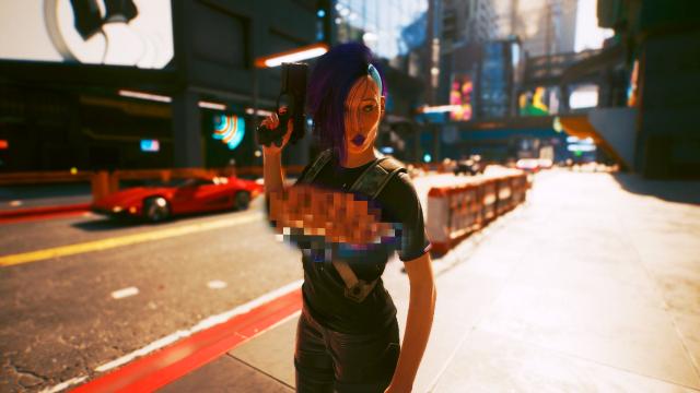 New Cyberpunk 2077 Patch Stops Your Boobs From Popping Out