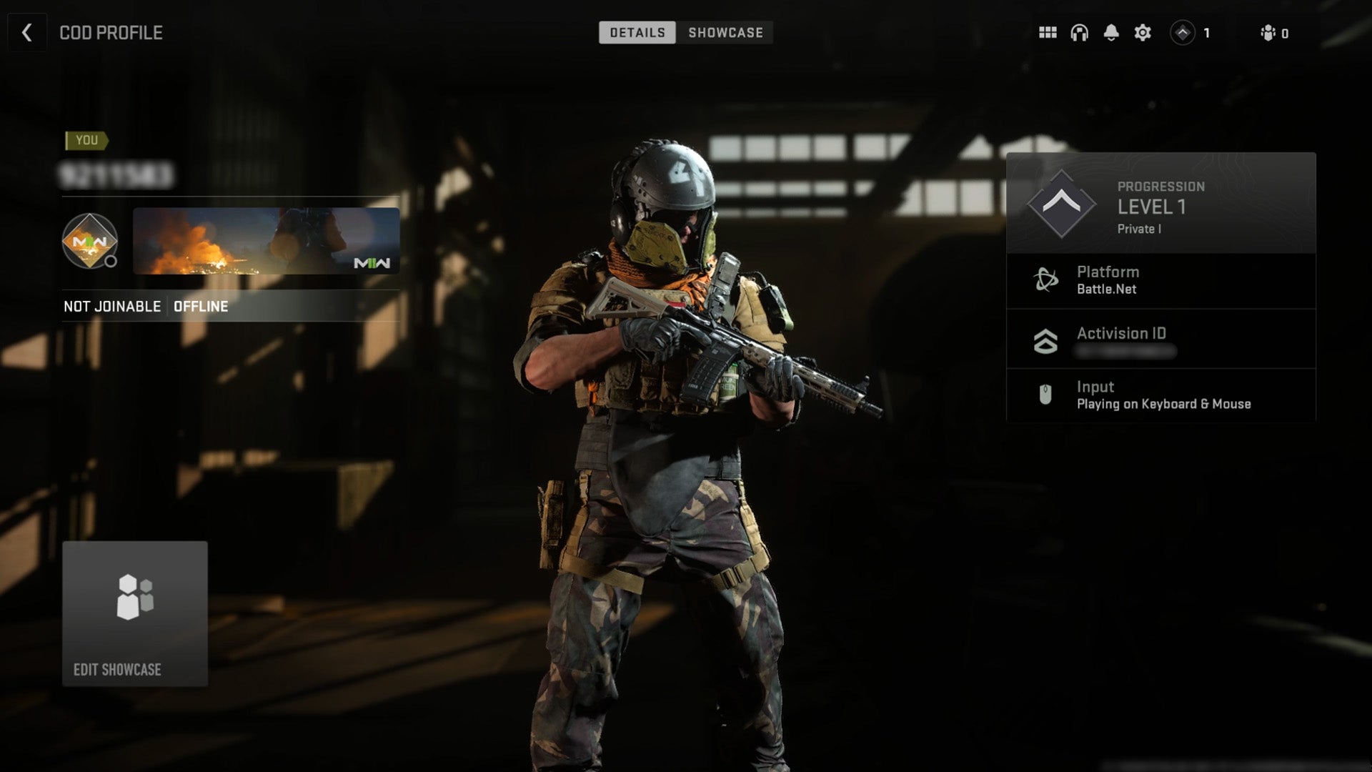 Your Activision ID is needed for crossplay (and be sure to accept invites from the Battle Royale menu!) (Screenshot: Activision / Kotaku)