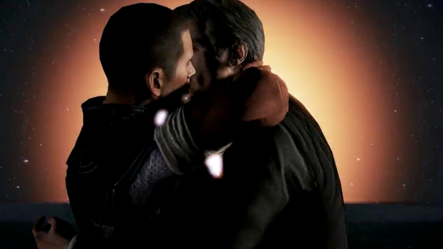 The Best Mass Effect Ending Is The One Where Shepard Gives The Illusive Man A Little Kiss