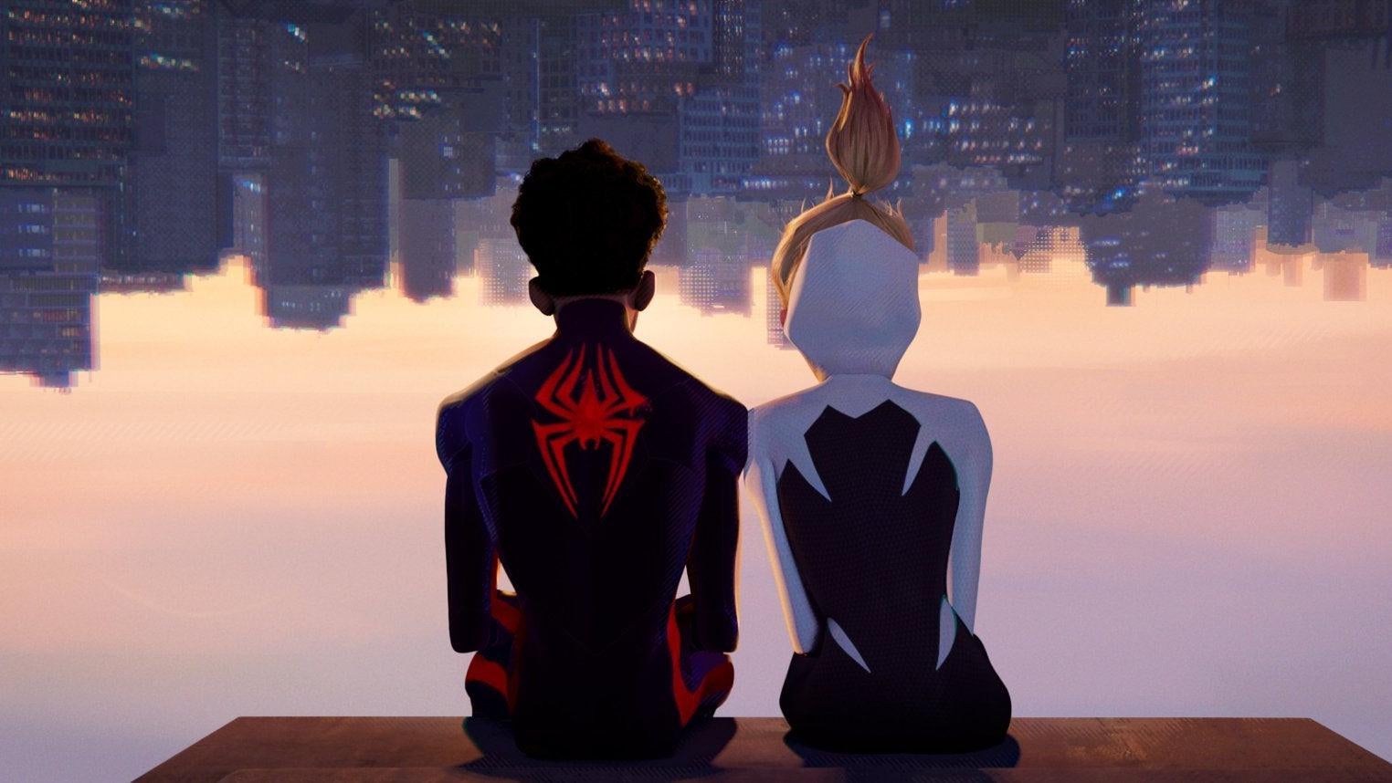 Hang around until next week and the new Across the Spider-Verse trailer. (Image: Sony)