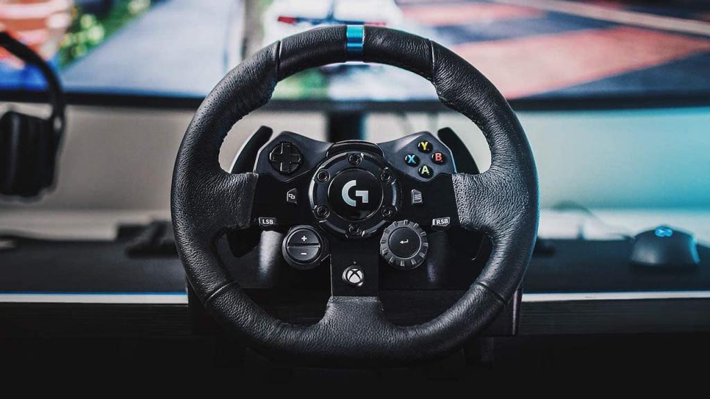 logitech racing steering wheel