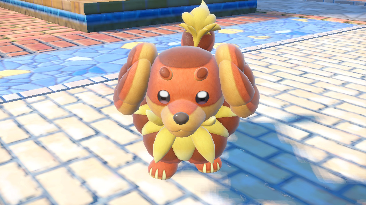 Dachsbun is your supportive best friend here to cheer you on and help you get out of the raid in one piece. (Screenshot: The Pokémon Company / Kotaku)