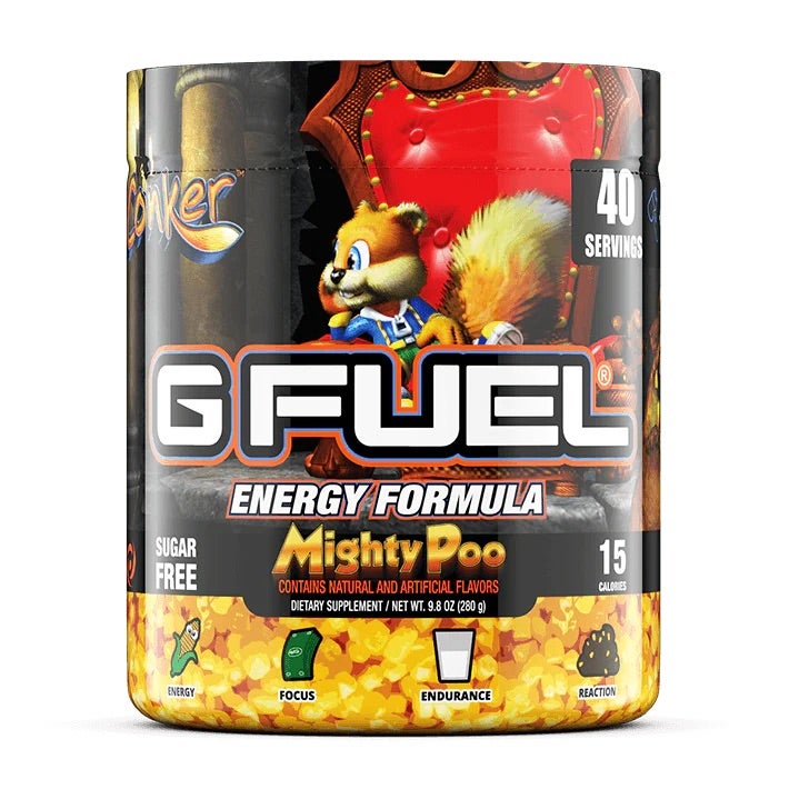 If you think about it, aren't all energy formulas a mighty poo, eventually? (Image: G Fuel)