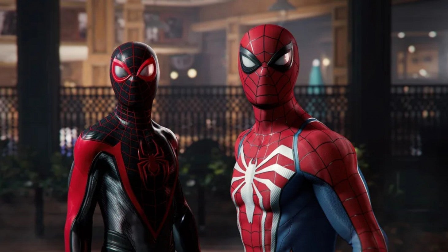 Peter and Miles are gonna be game and movie stars next year. (Image: Insomniac Games)