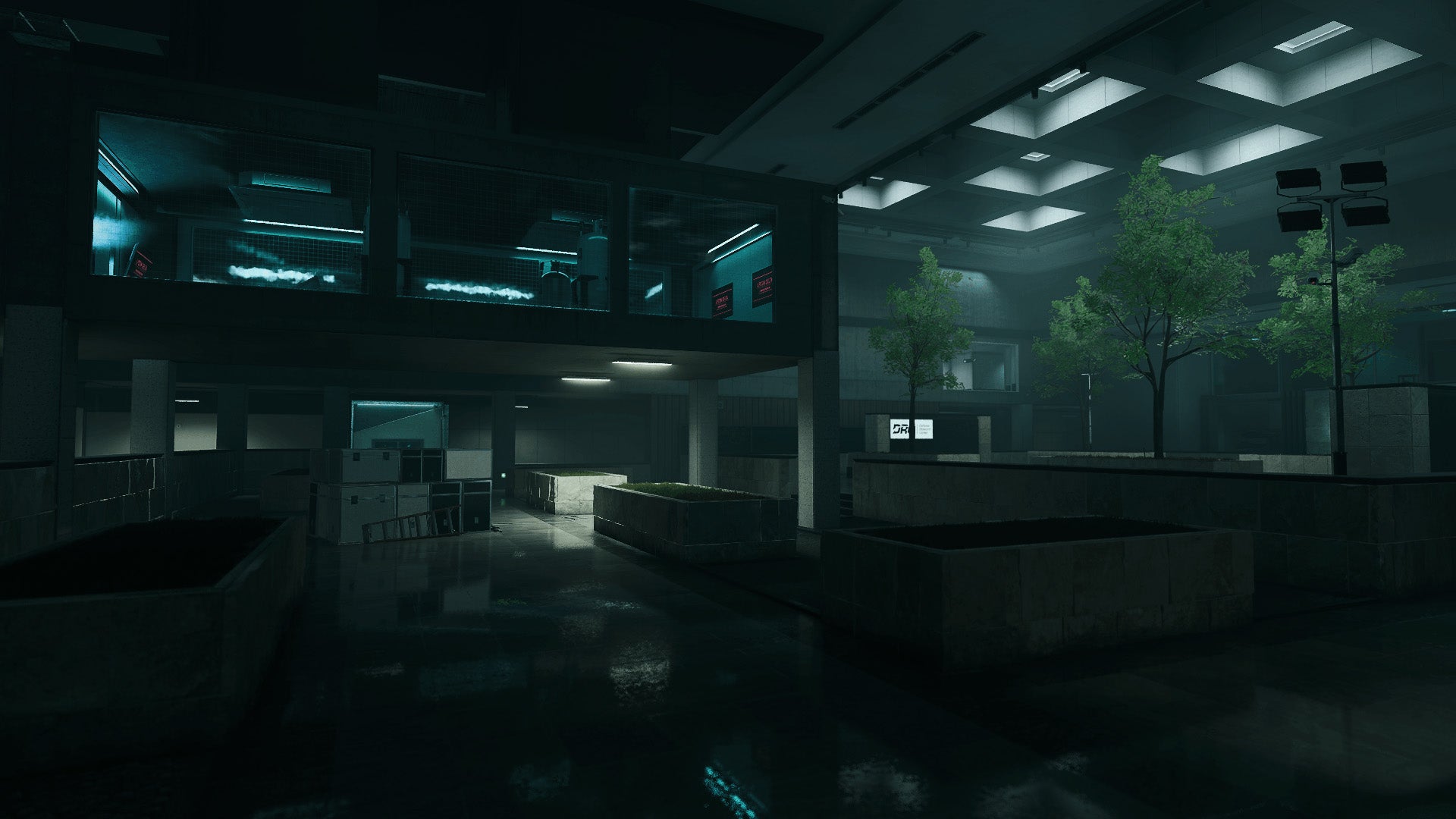 No, it's not Control. Behold the new and mysterious DMZ location: Building 21. (Image: Activision)
