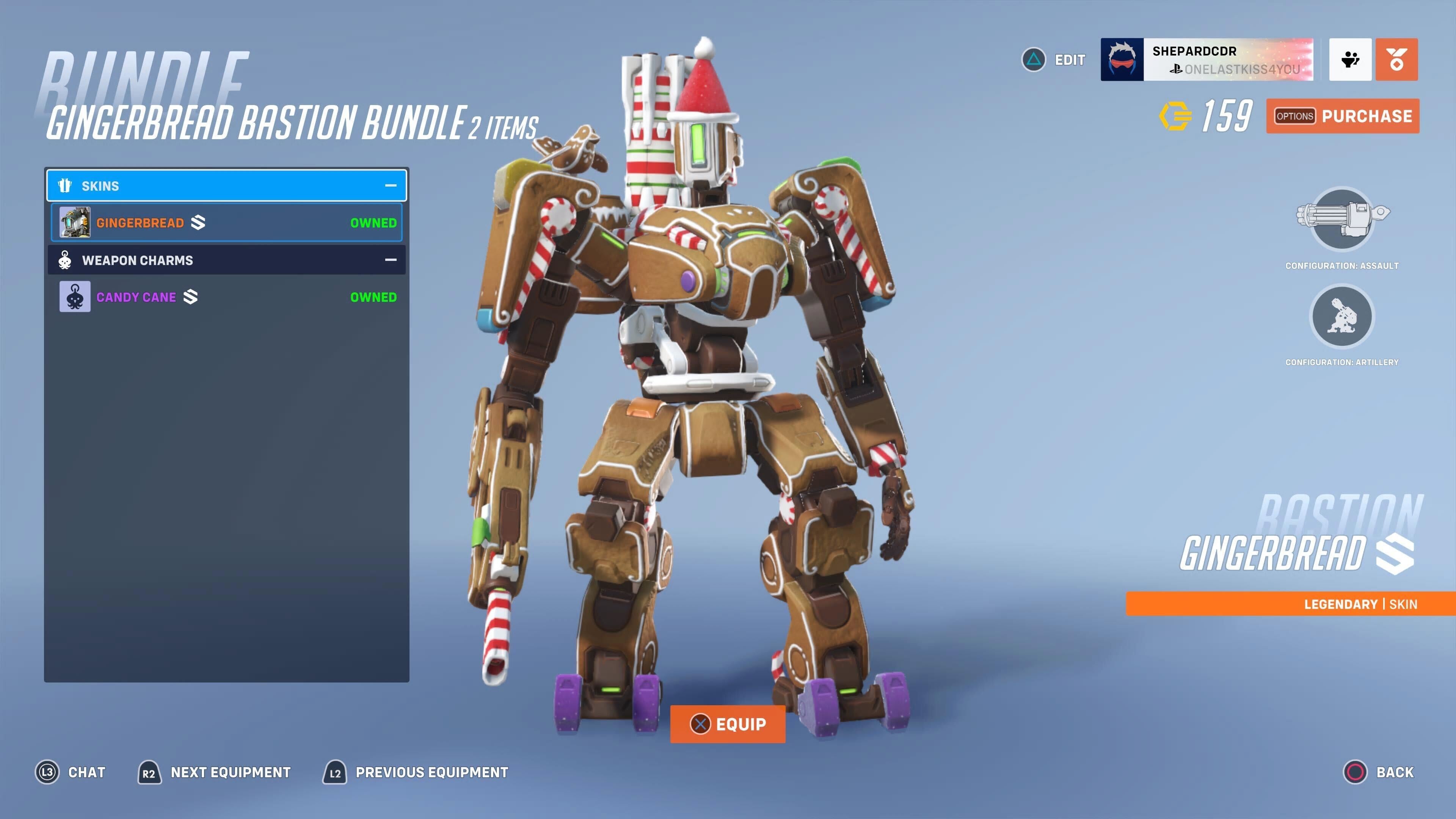 Bastion and his gingerbread bird are cute, but at what cost? (Screenshot: Blizzard Entertainment/Kotaku)