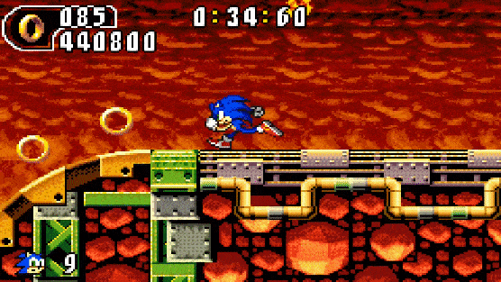 Sonic entering boost mode. (Gif: Sega)