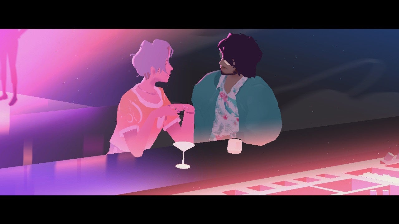 We Are OFK is essentially an interactive music video, but the drama between its indie pop bangers is just as compelling. (Screenshot: Team OFK / Kotaku)