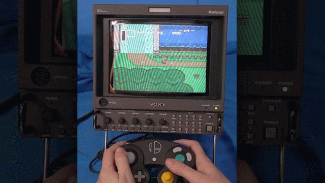 Modified Nintendo Wii Perfectly Slots Into The Back Of A Modular Sony CRT