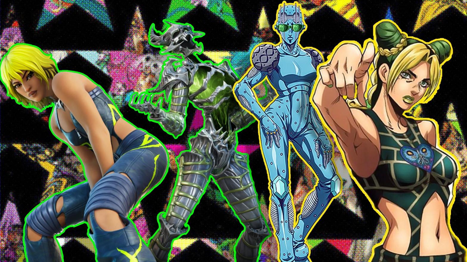I'm seeing double. Must be the work of an enemy Stand. (Image: Epic Games / David Production / Shueisha / Netflix / Kotaku)