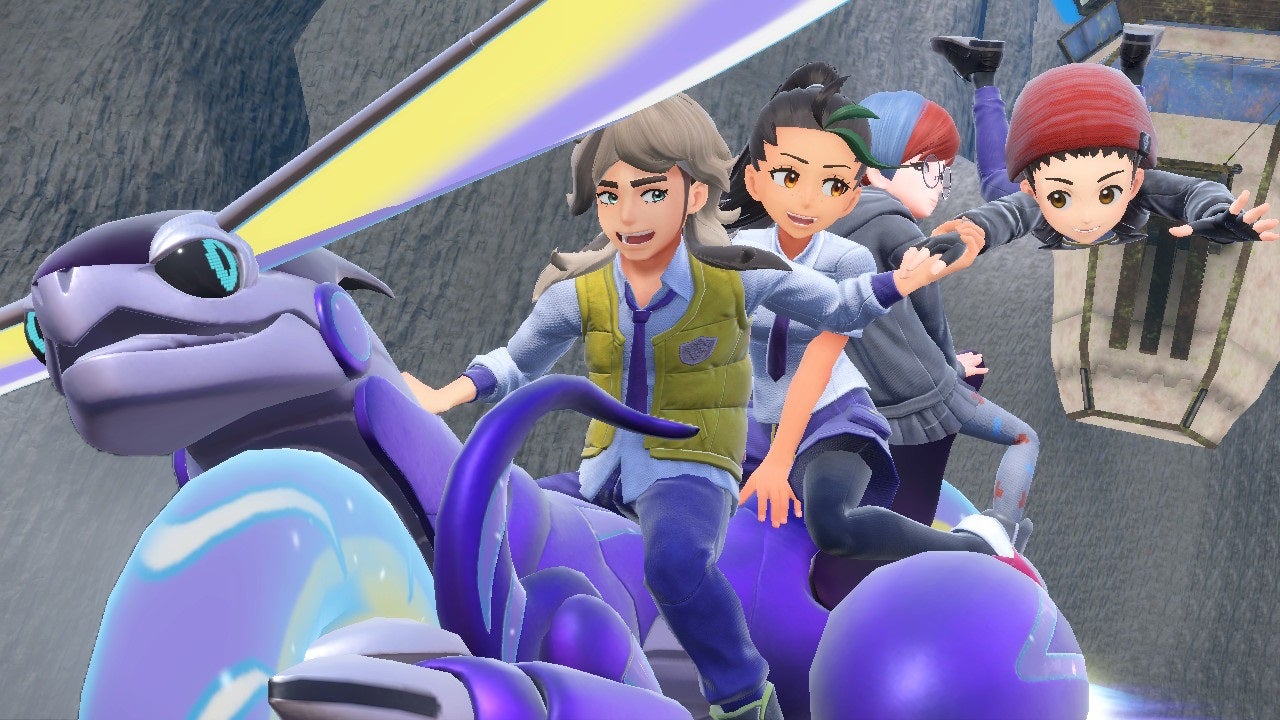 Scarlet and Violet's open world is ambitious, but the game caves under it on a few fronts. (Screenshot: The Pokémon Company / Kotaku)