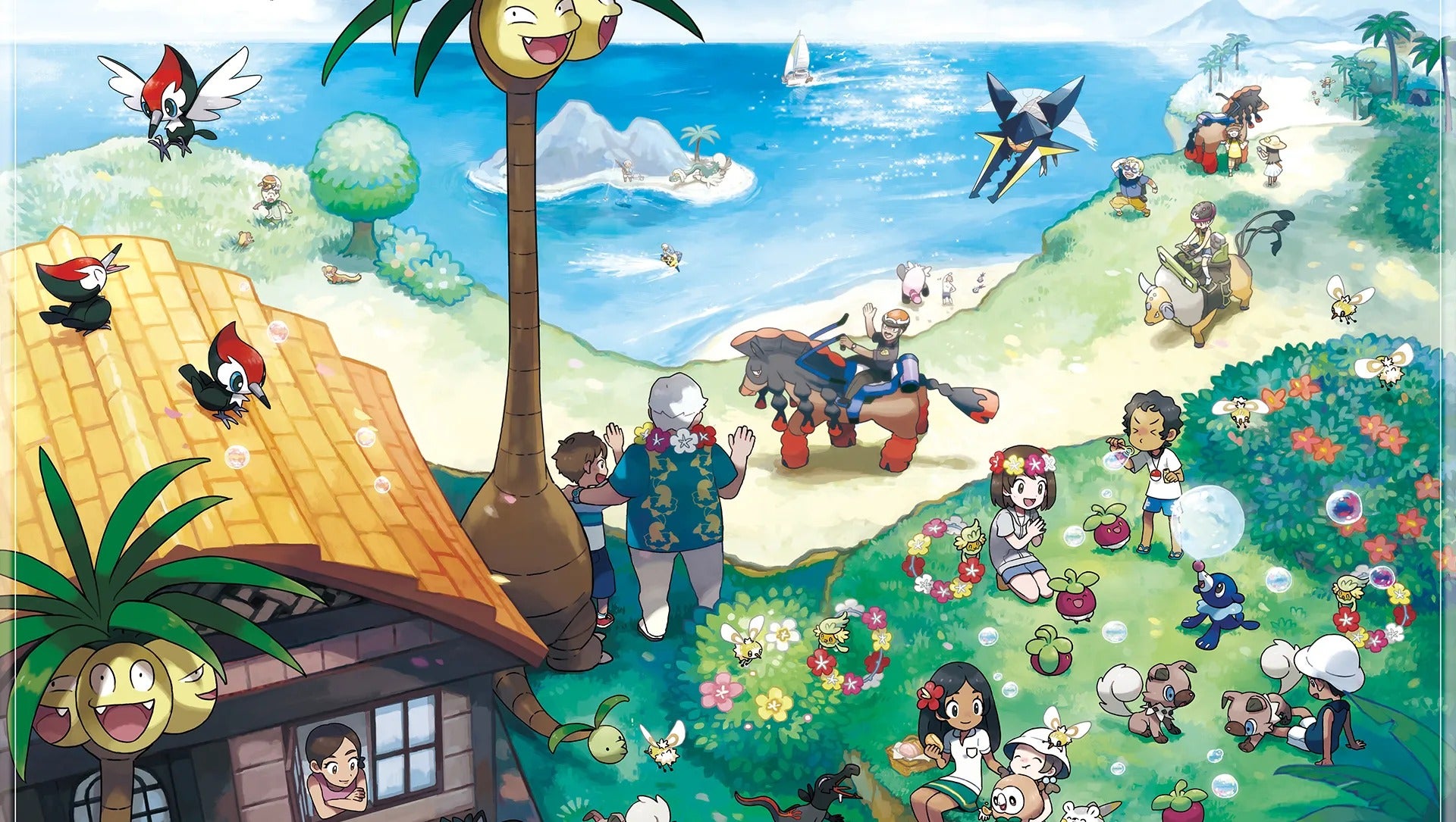 Sun and Moon brought a distinct culture through the introduction of the Alolan region. (Image: The Pokémon Company)