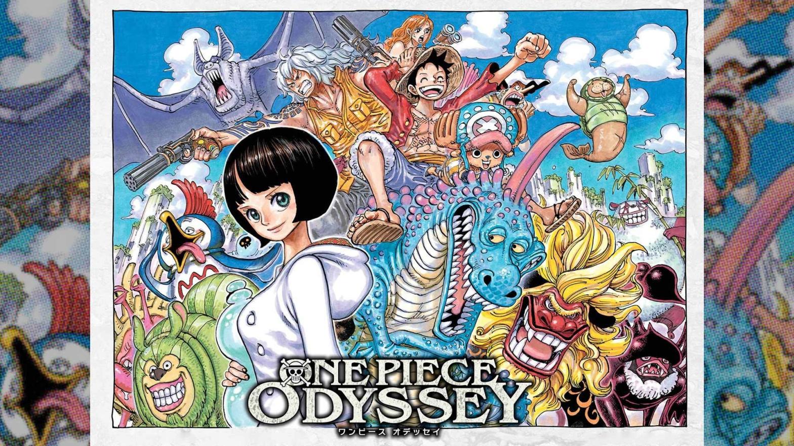 No, you do not need to play Super Mario Odyssey or Assassin's Creed Odyssey before playing One Piece Odyssey. (Image: Bandai Namco / Viz Media / Kotaku)