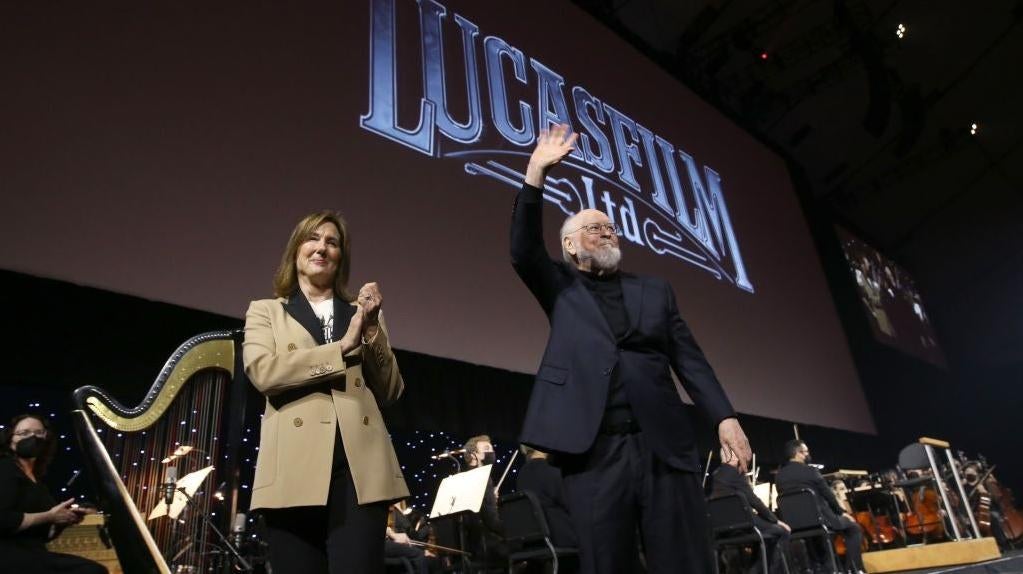 John Williams at Star Wars Celebration in 2022. (Photo: Jesse Grant for Disney, Getty Images)