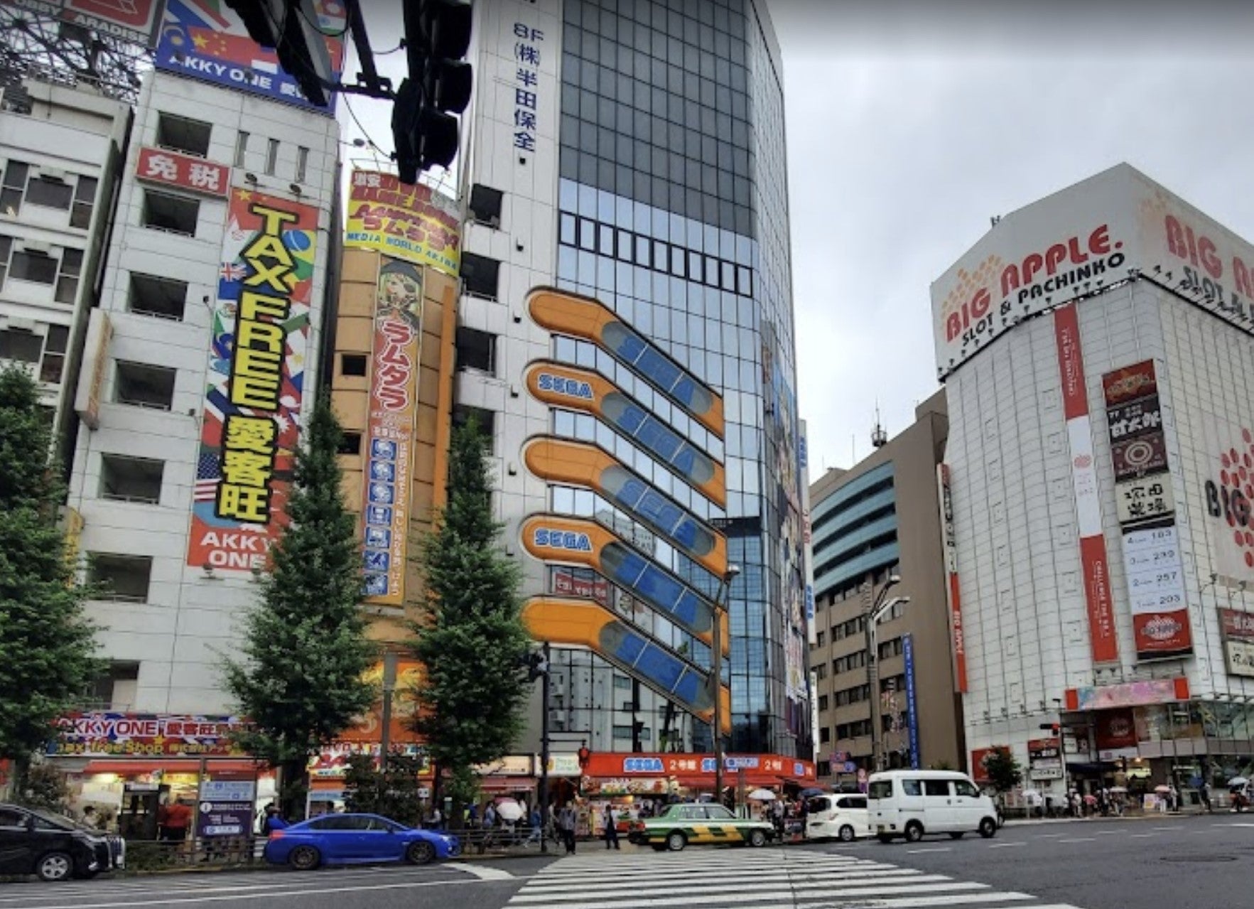 Sega Akihabara Arcade Building 4 in its glory days (Image: Google)