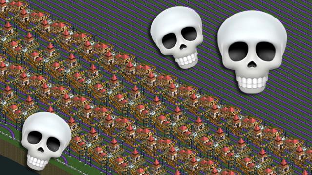 Someone Created A Ride In Roller Coaster Tycoon 2 That Will Outlast Our Actual Universe