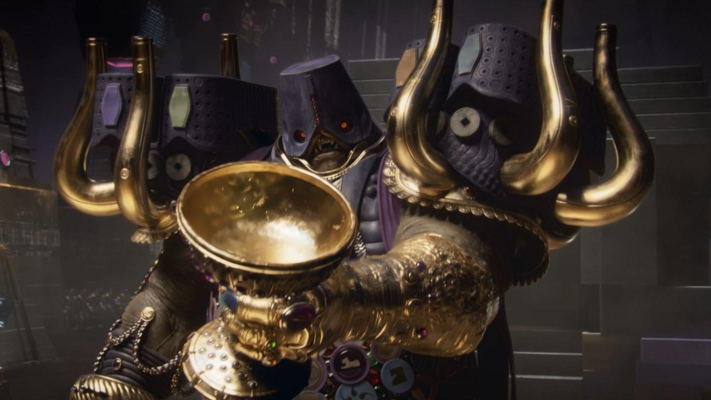 Calus is the Sol System's favourite lush, but his character arc is more than played out.  (Image: Bungie)