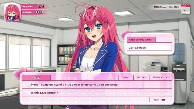 This Dating Sim Will Help You File Your Taxes