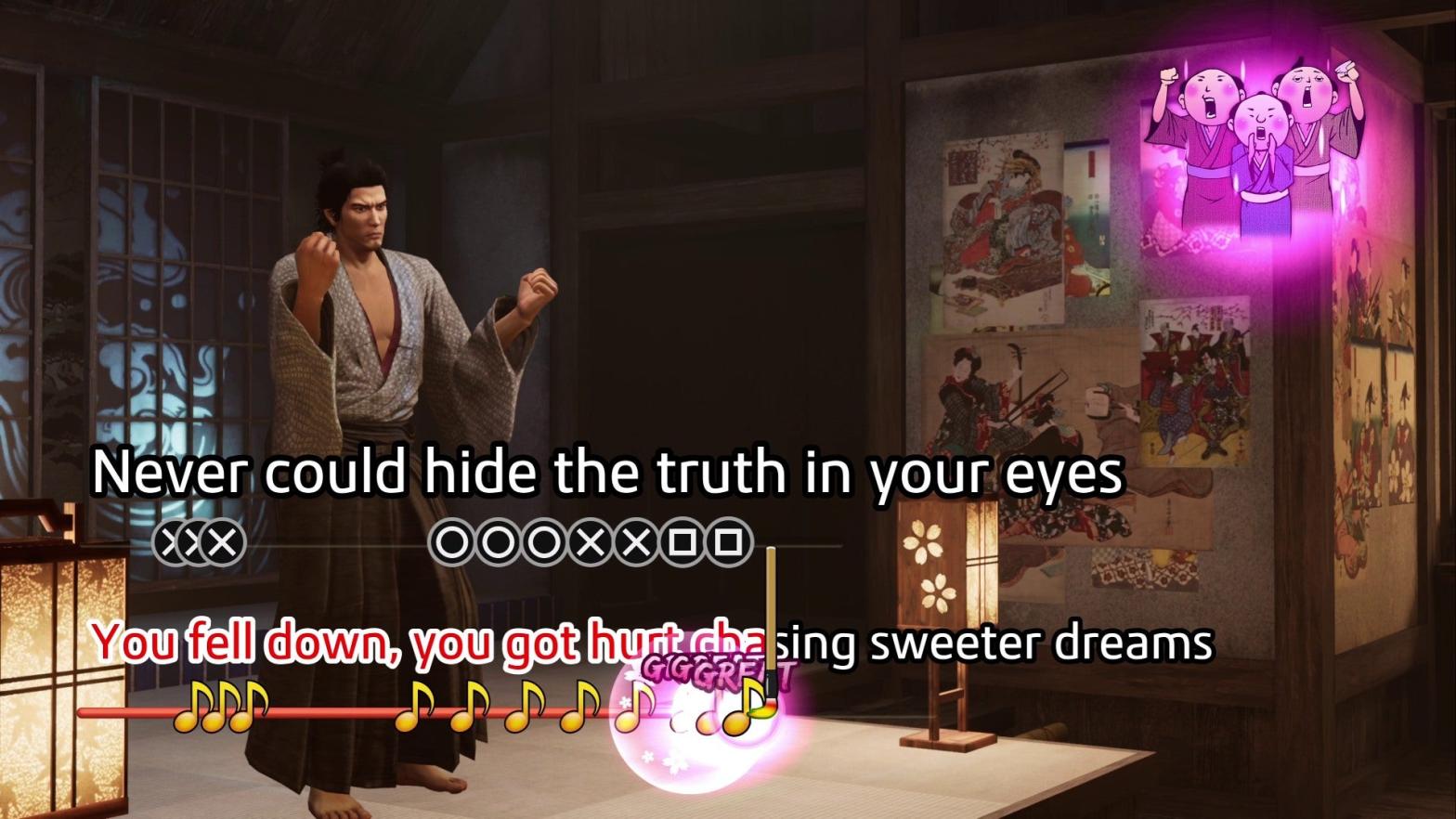 You better sing, Ryoma. (Screenshot: Sega / Ryu Ga Gotoku)