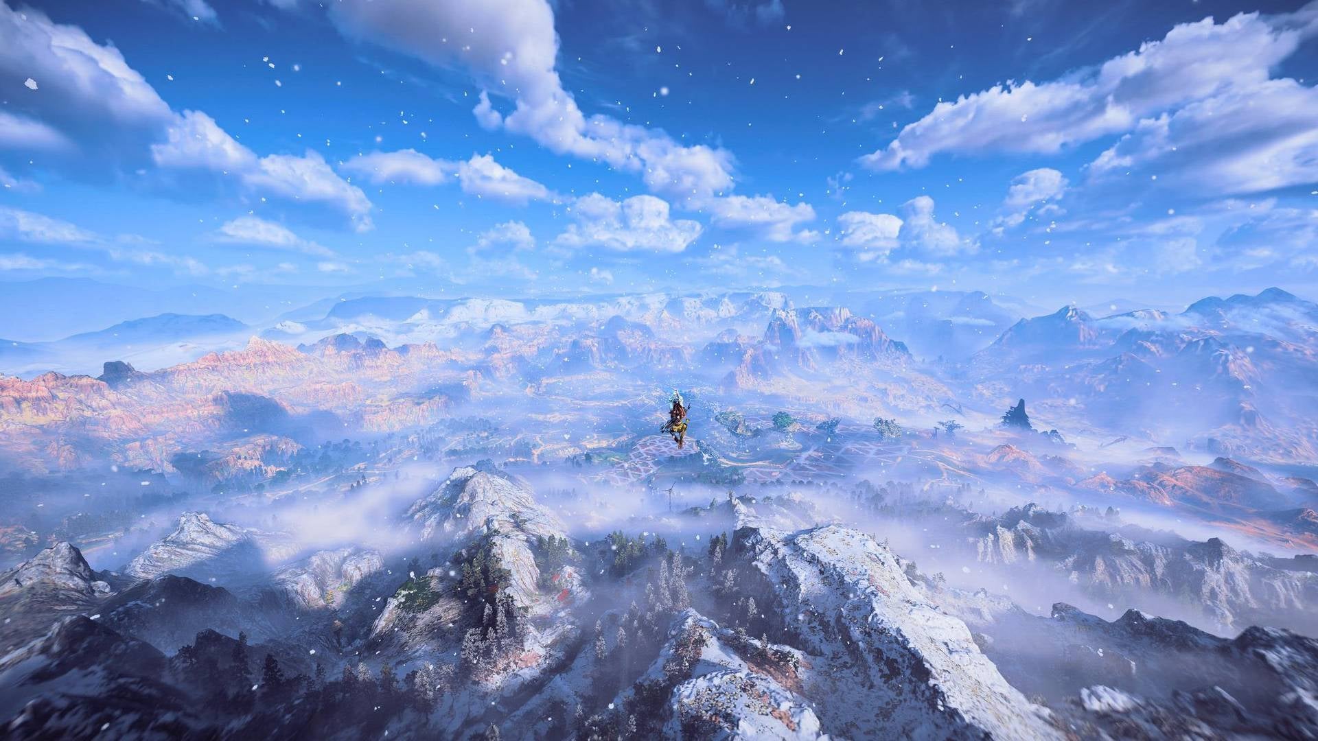 A screenshot taken in Horizon Forbidden West's photo mode. (Screenshot: Sony / Kotaku)