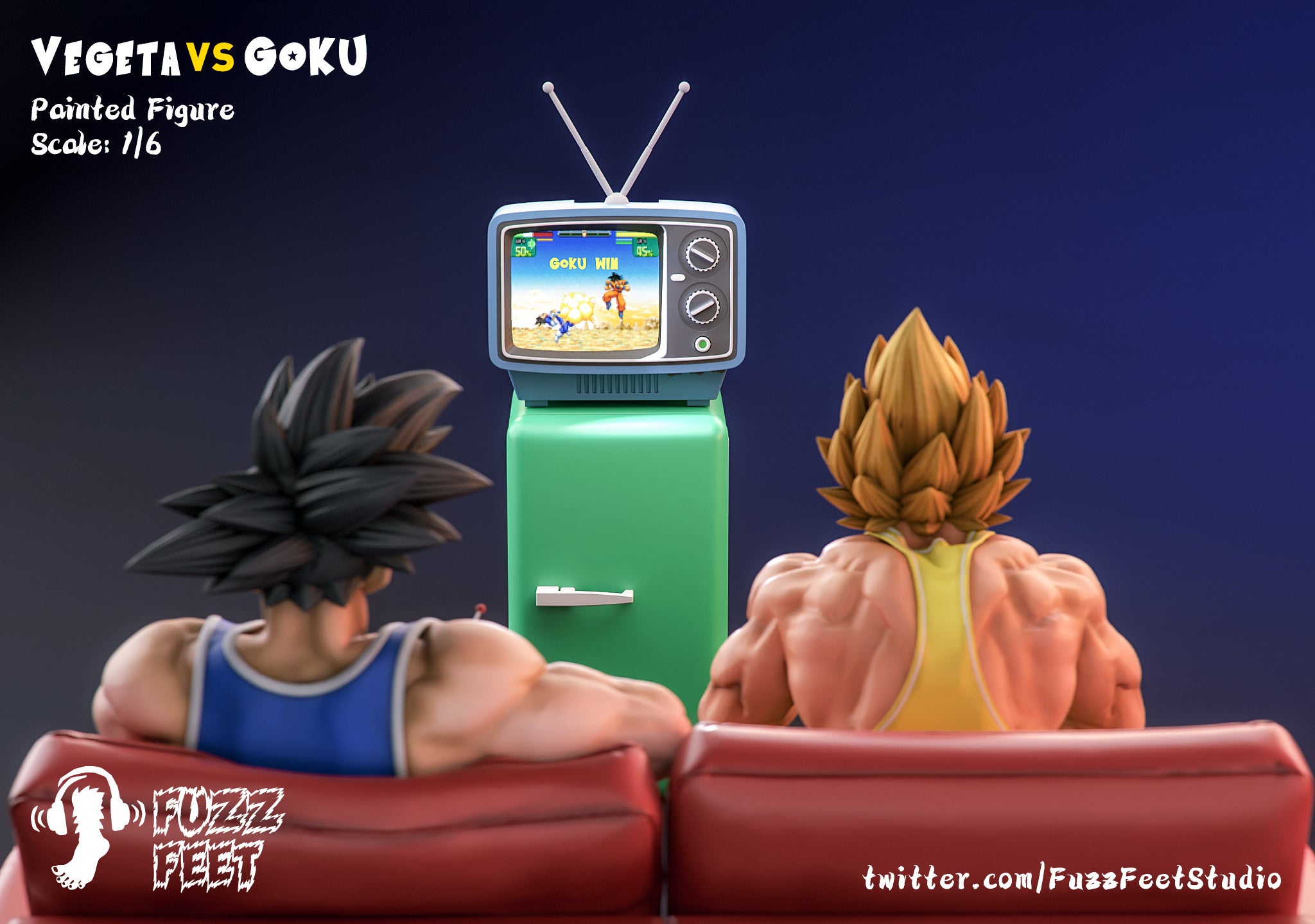 Dragon Ball Z Statue Turns Goku And Vegeta Into Hot Gamers