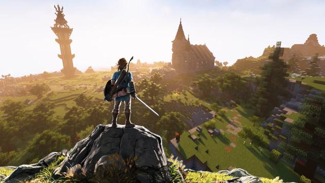 YouTuber Is Building All Of Breath Of The Wild In Minecraft