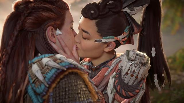 Horizon Forbidden West Lets Aloy Kiss Someone, And It’s A Lady