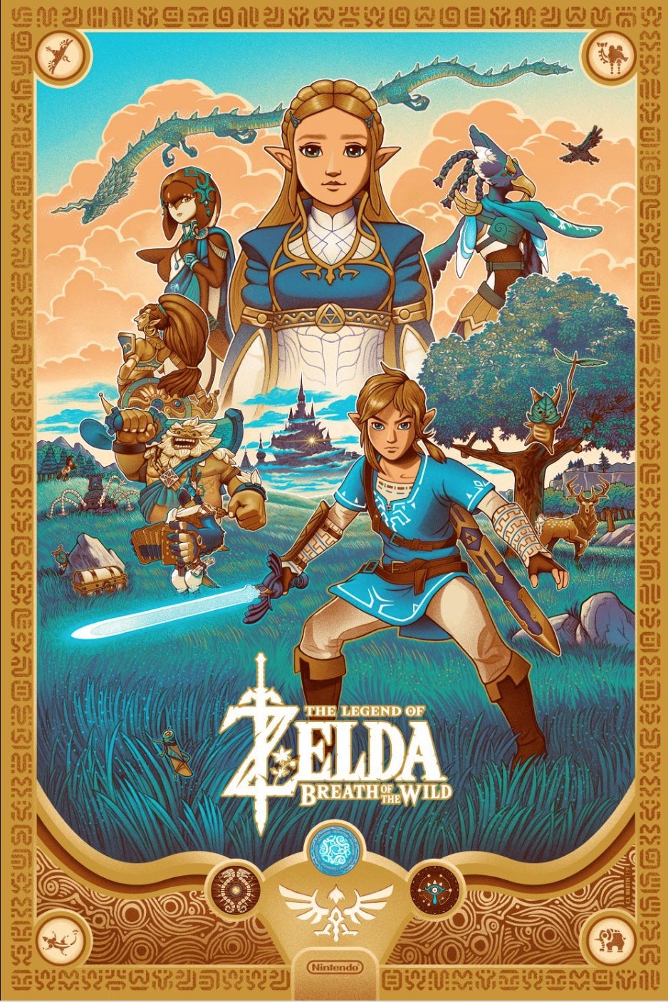 Celebrate The Legend of Zelda: Tears of the Kingdom With This Fantastic Zelda Art