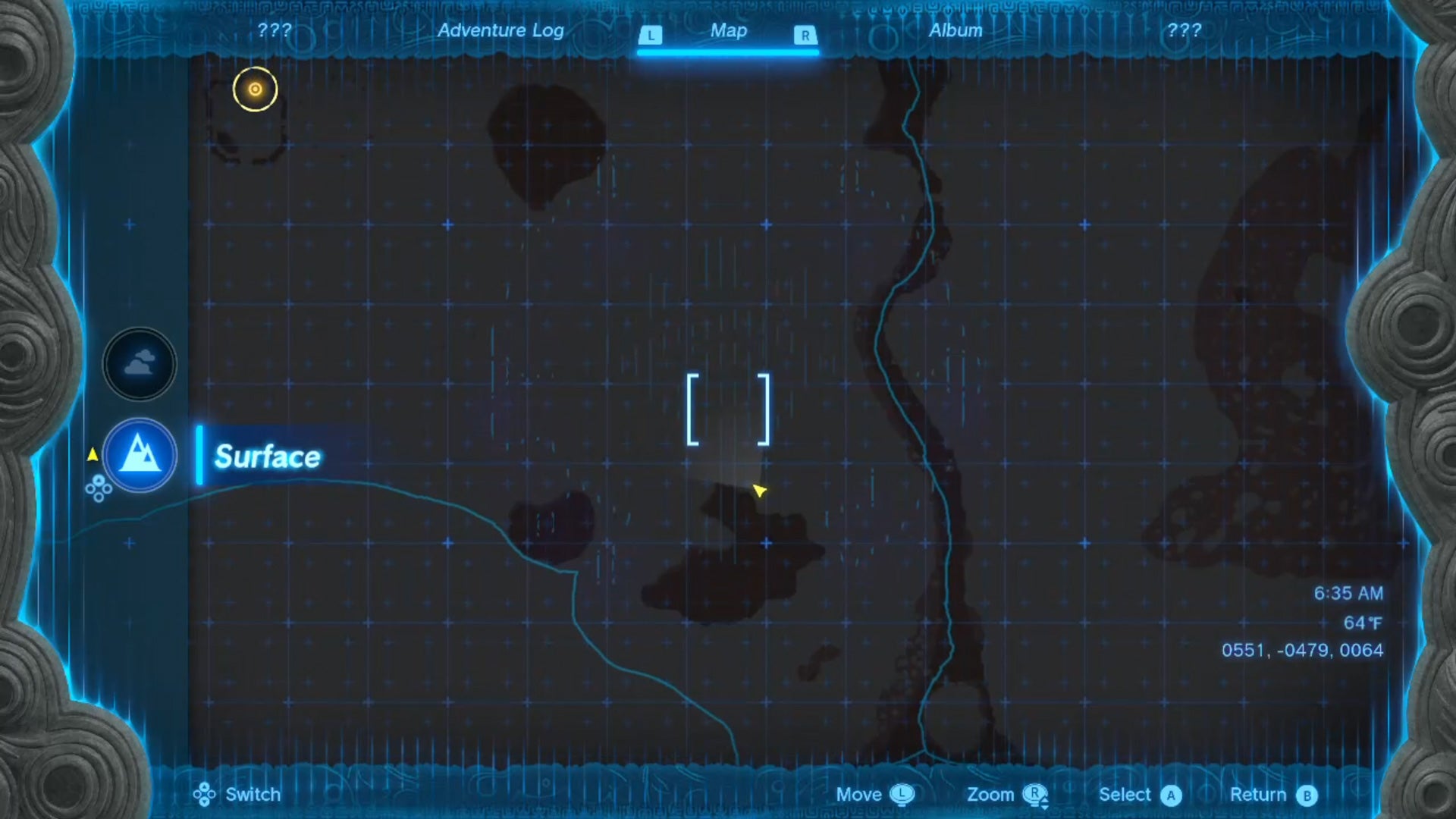 Save the actual map for mapping. (Screenshot: Nintendo / Kotaku)