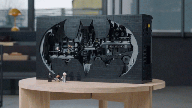 LEGO’s 3,981-Piece Batman Returns Batcave Includes Our First Christopher Walken Minifigure