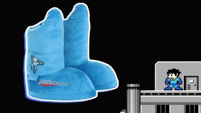 New Over-Sized Mega Man Slippers Are Perfect