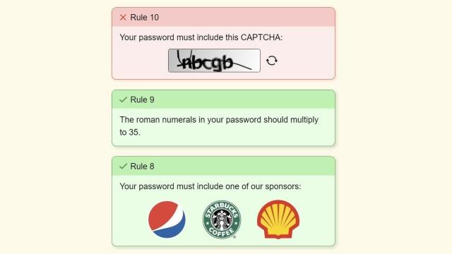 The Password Game Is A Perfect Recreation Of An Online Disaster