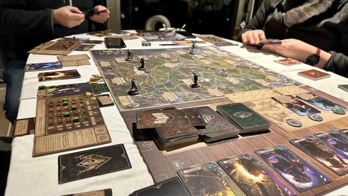 Playing materials of The Witcher: Old World Board Game