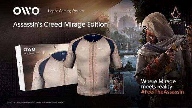 Cămașa haptică Assassin’s Creed te lasă să simți cum e să fii înjunghiat