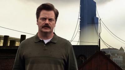 Ron Swanson Visits Half-Life 2’s Europe, Hates Every Minute Of It