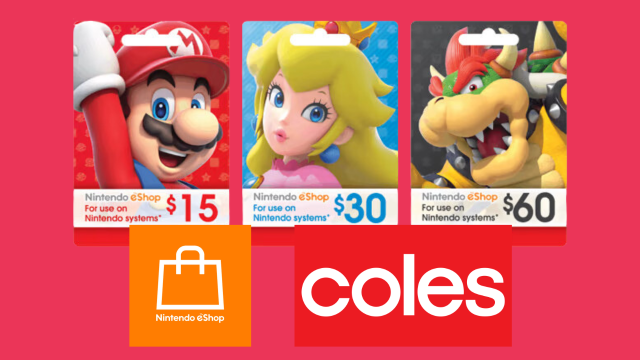 PSA: You Can Save 20% On Nintendo eShop Cards At Coles Next Week