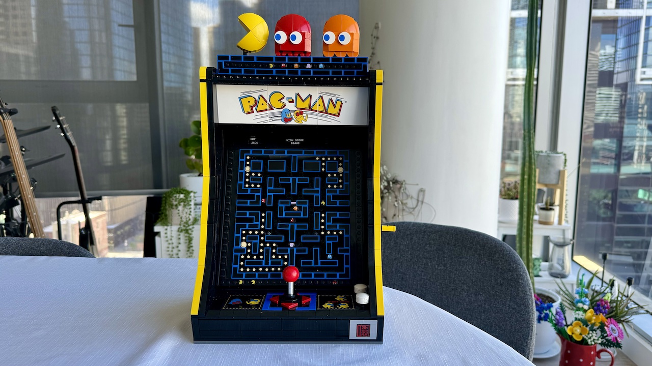 Lego Pac Man on a table