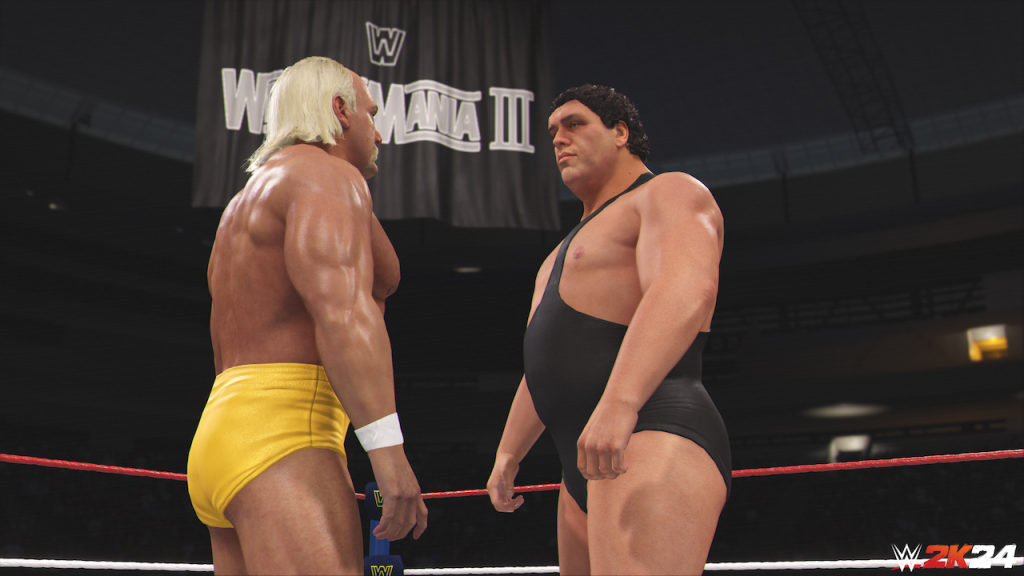 WWE 2K24 Hulk Hogan vs Andre screenshot