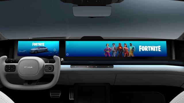 Sony’s New Smart Car Can Display Fortnite Ads, For Some Reason