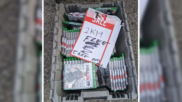 Someone At A Flea Market Couldn’t Give Away Copies Of NBA 2K19