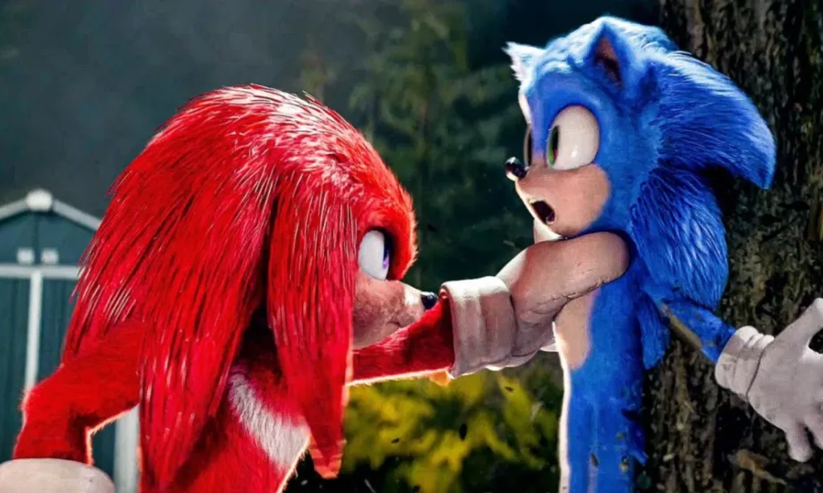 Knuckles and Sonic from Sonic The Hedgehog