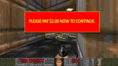 Here’s What The Original Doom Would Look Like Riddled With Microtransactions