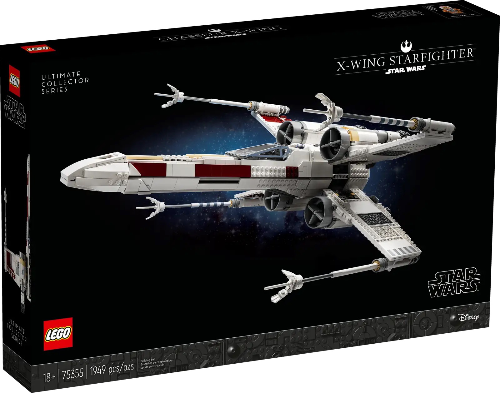 The LEGO X-Wing Starfighter box