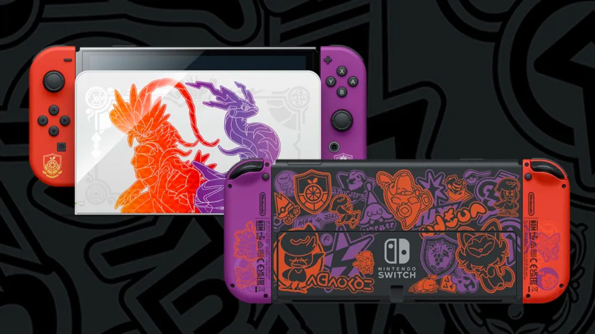 Pokemon Scarlet and Violet limited edition nintendo switch console